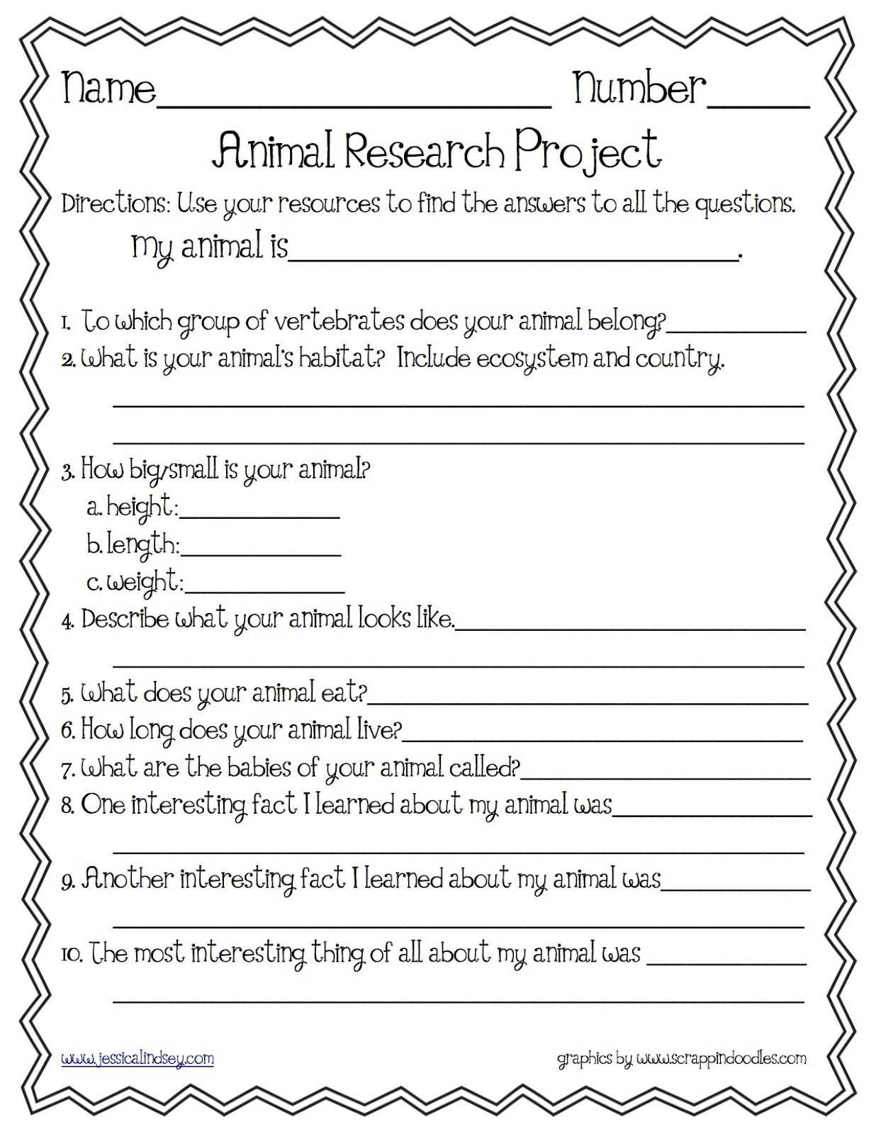 Animal Research Template | Homeschool | Science Lessons Pertaining To Animal Report Template