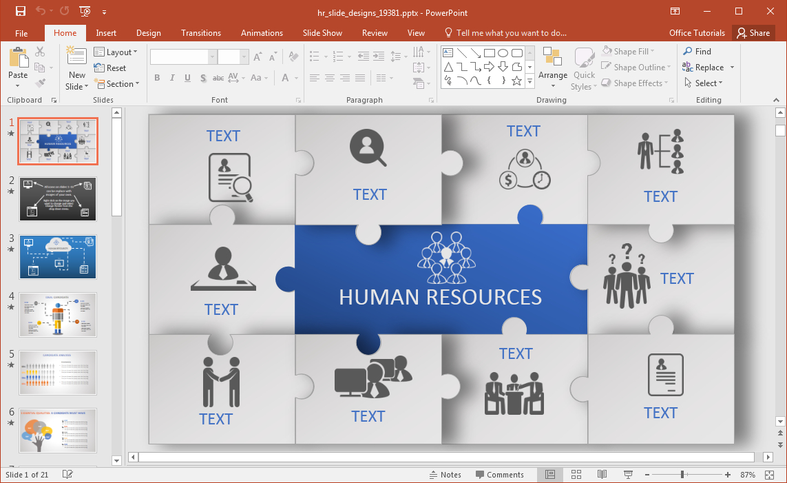 Animated Hr Powerpoint Template Throughout Powerpoint Replace Template