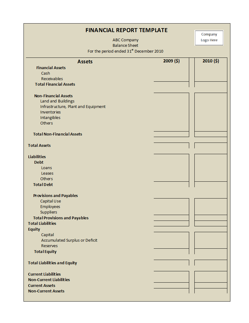 Annual Financial Report Template Word - Atlantaauctionco Intended For Annual Financial Report Template Word