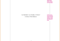 Apa Research Paper Template Word 2010 - Atlantaauctionco within Apa Research Paper Template Word 2010