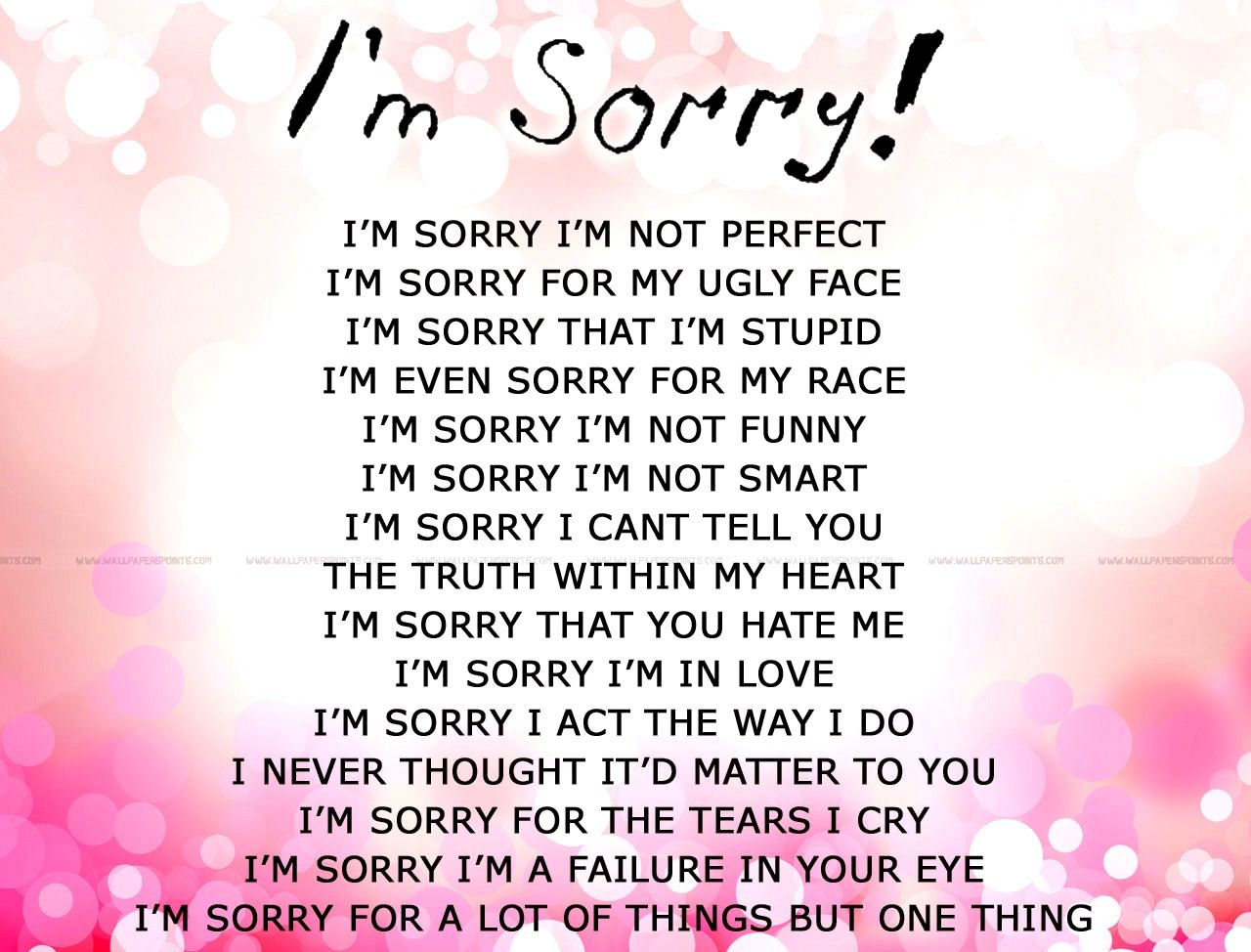 Apology Card Templates | 10+ Free Printable Word & Pdf Within Sorry Card Template