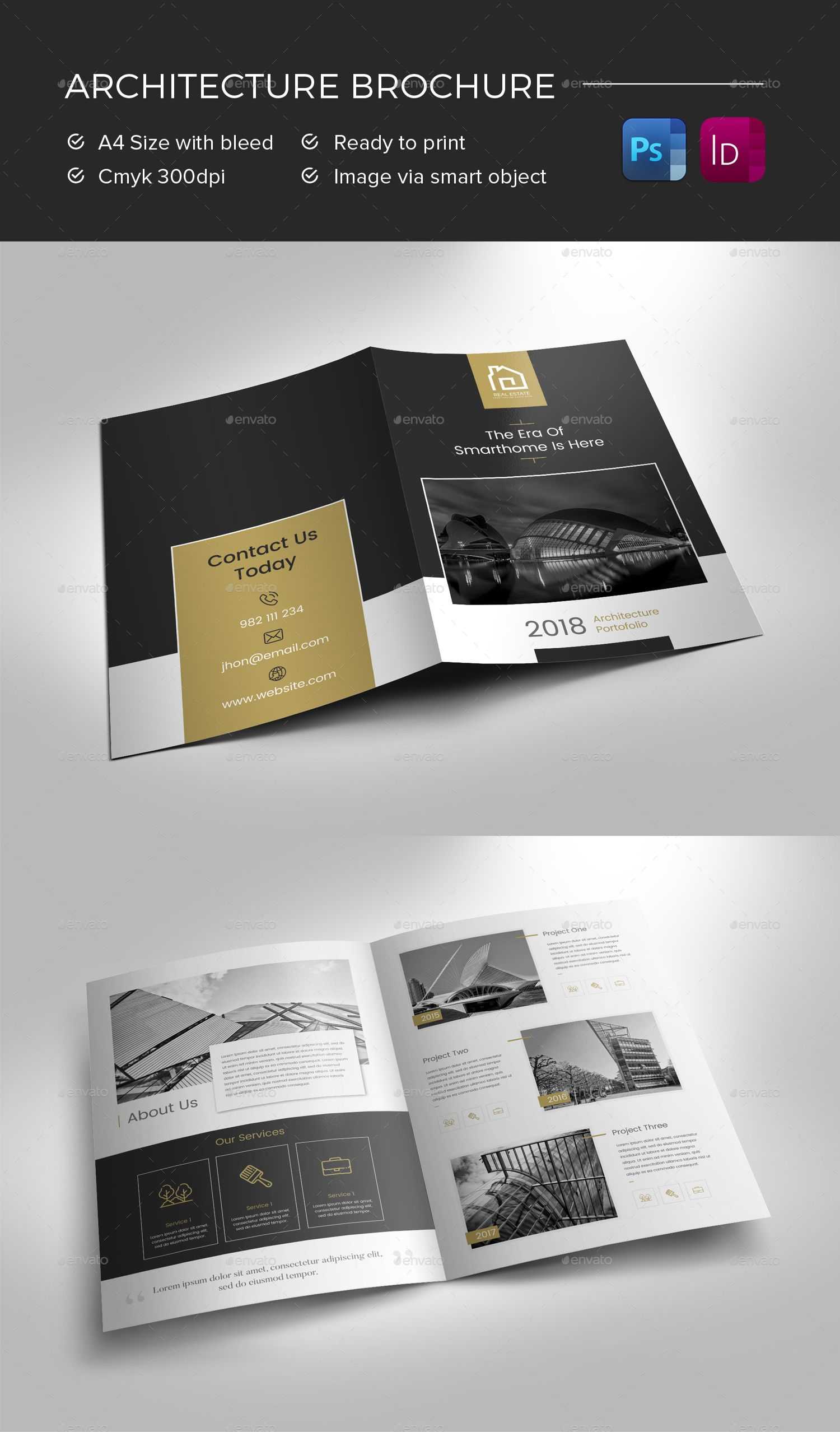 Architecture Brochure Preview – Graphicriver | Brochure Intended For Architecture Brochure Templates Free Download