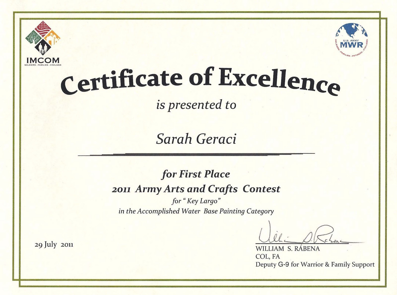 Art Award Certificate Templates Regarding Academic Award Certificate Template