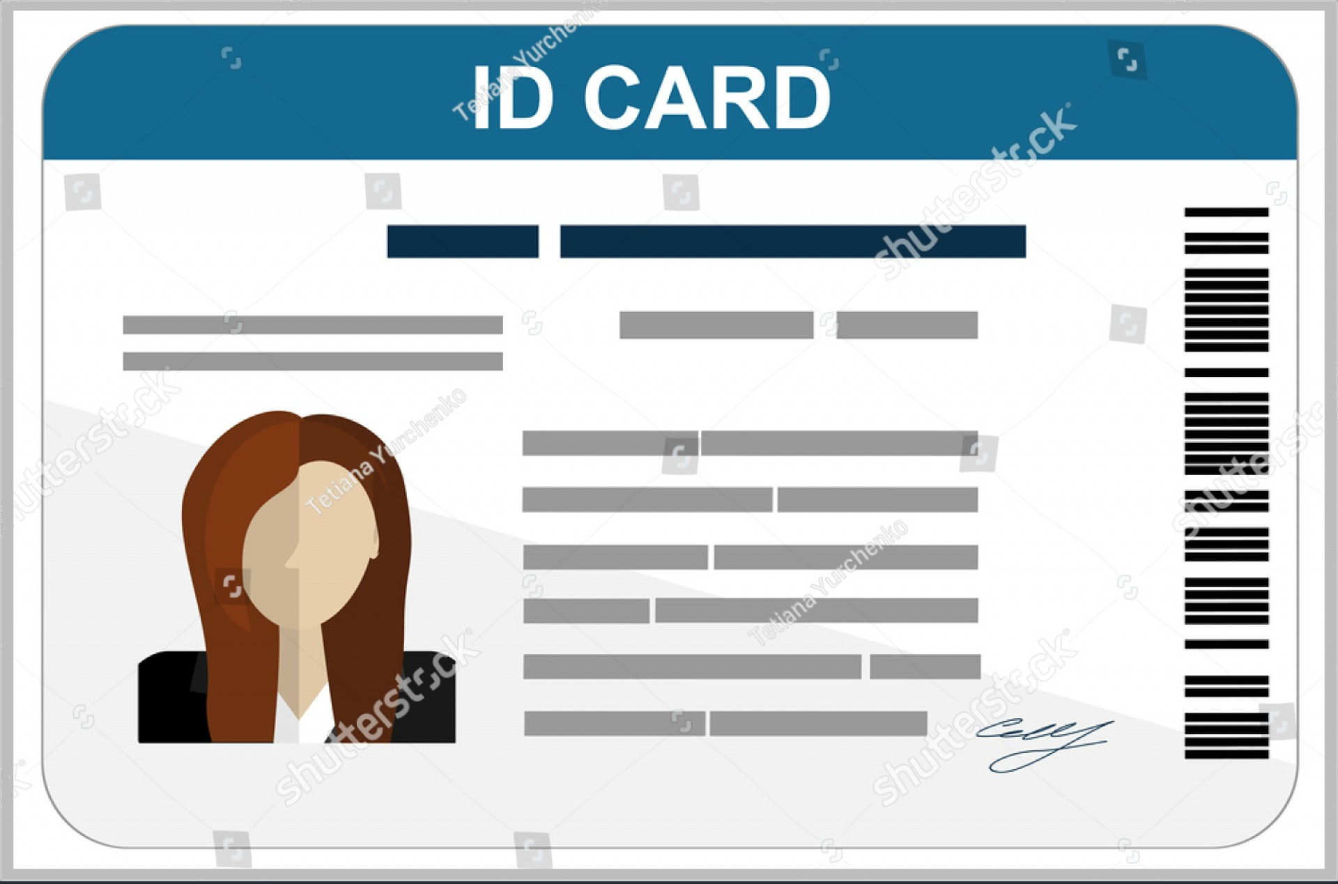 Astounding Child Id Card Template Free Ideas Download Inside Id Card Template For Kids