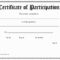 Attendance Award Certificate Templates Fresh 14 Best Pertaining To Free Printable Blank Award Certificate Templates