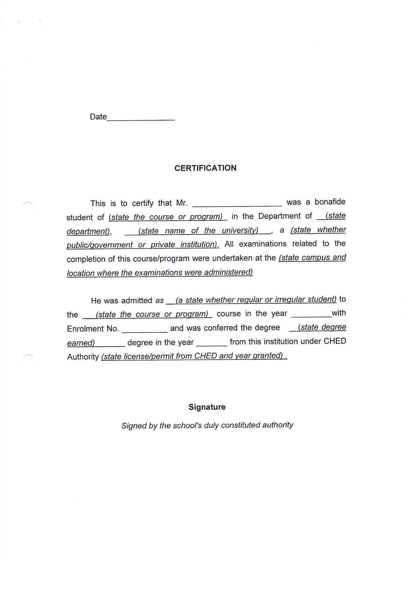 Authentication And Notarials Inside Certificate Of Appearance Template