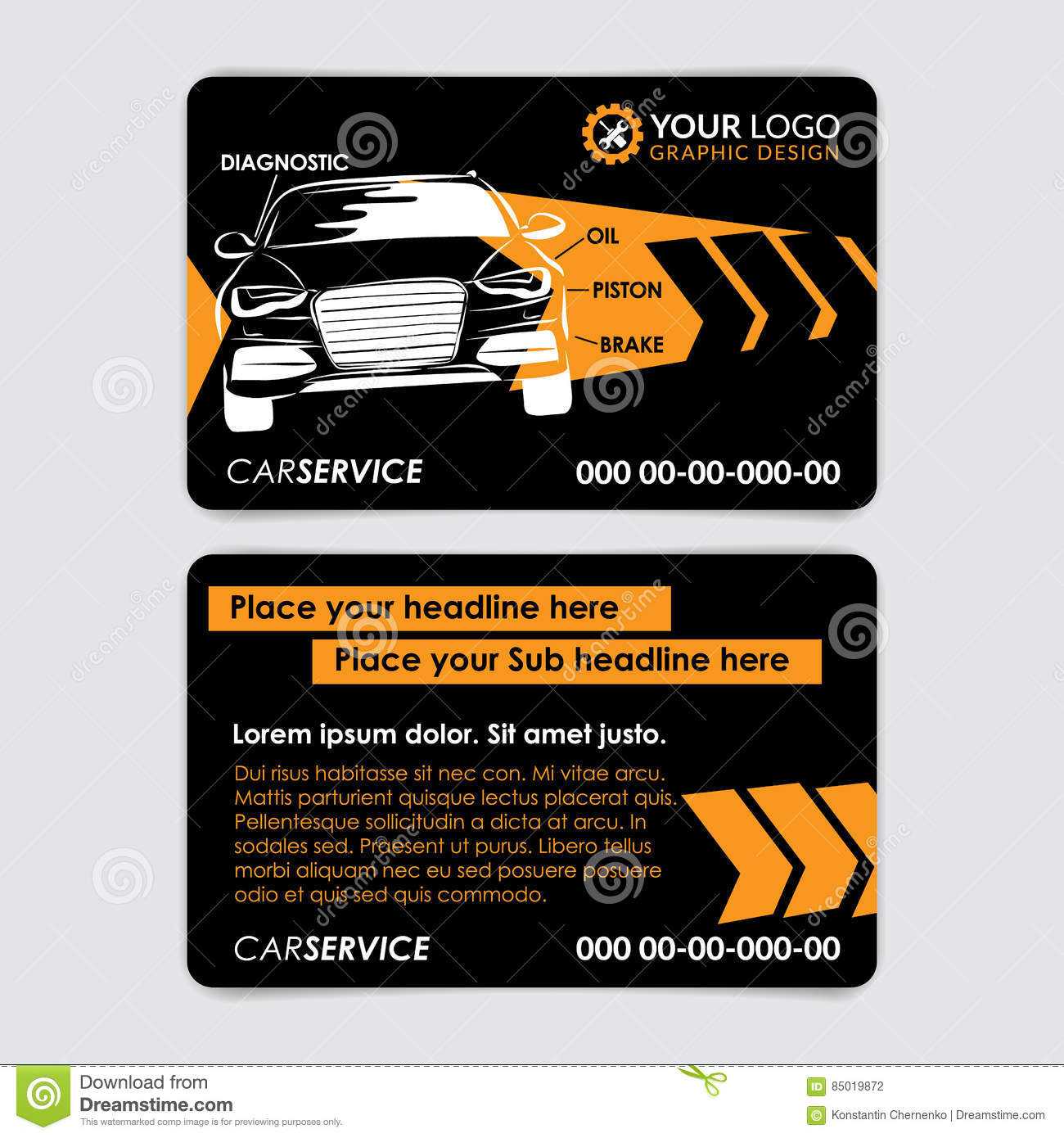 Auto Repair Business Card Template. Create Your Own Business Intended For Automotive Business Card Templates