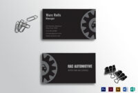 Automotive Business Card Template intended for Automotive Business Card Templates