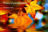 Autumn Powerpoint Template | Autumn Awesome | Powerpoint throughout Free Fall Powerpoint Templates
