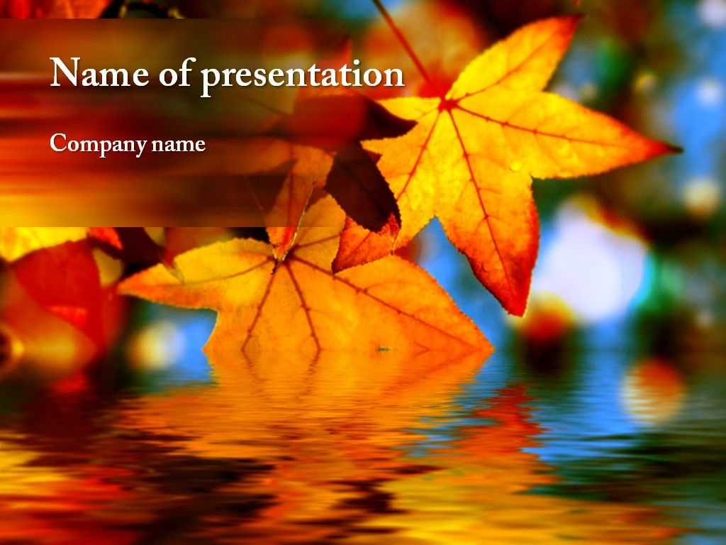 Autumn Powerpoint Template | Autumn Awesome | Powerpoint Throughout Free Fall Powerpoint Templates