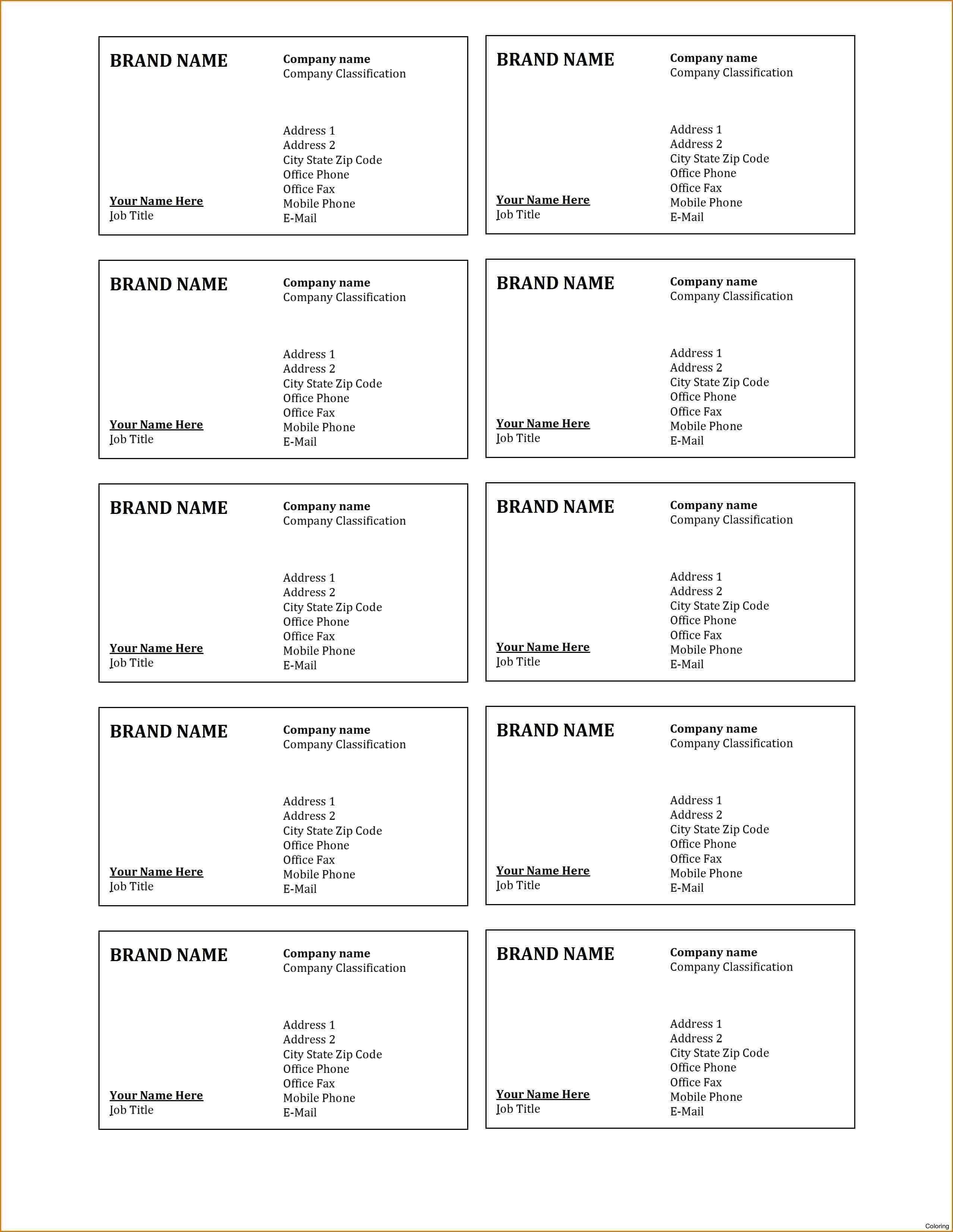 Avery Com Templates 8371 Business Cards – Raovathanoi Throughout Microsoft Templates For Business Cards