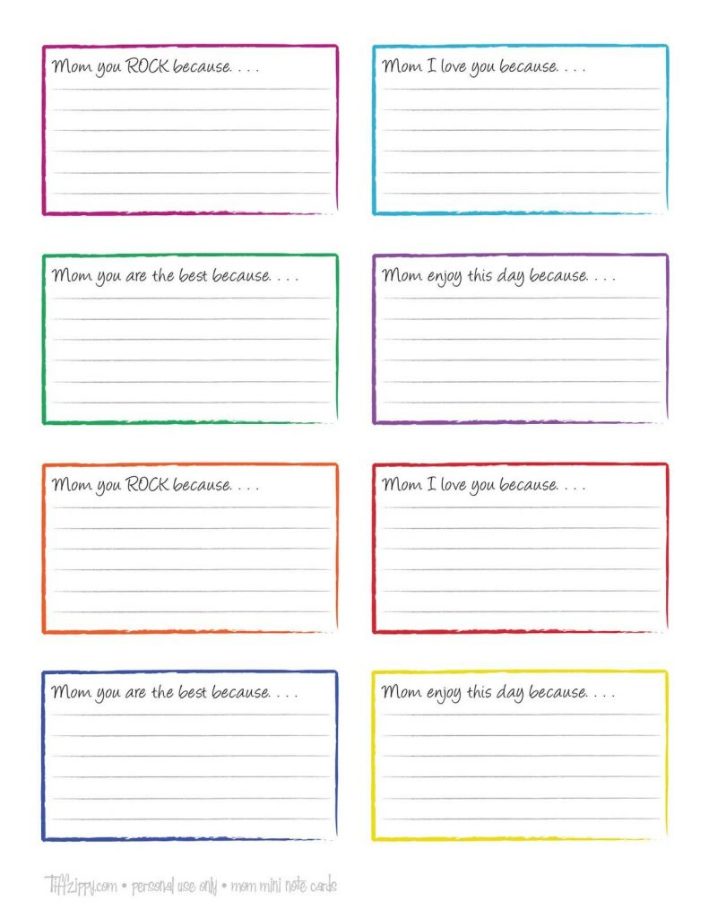 Avery Index Card Template 650*841 – Word Flash Card Template Within Index Card Template For Word