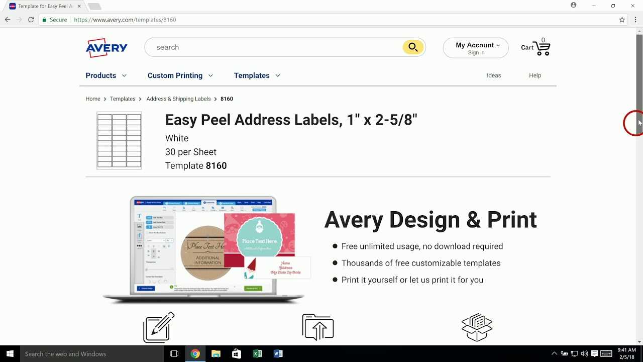 Avery Templates In Microsoft Word | Avery Inside Food Label Template Word