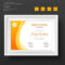 Award Certificate Template #73891 | Design Illustration Art Throughout Small Certificate Template
