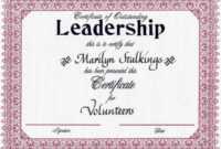 Award Certificates | Leadership Award Certificates | Cookie regarding Leadership Award Certificate Template