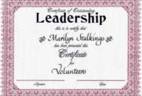 Award Certificates | Leadership Award Certificates | Cookie regarding Leadership Award Certificate Template