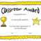 Awesome Collection For Classroom Certificates Templates Within Classroom Certificates Templates