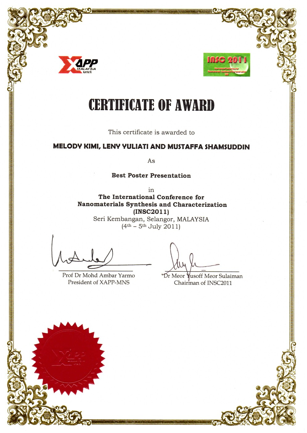 Awesome Collection For International Conference Certificate Intended For International Conference Certificate Templates