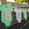 Baby One Piece Bodysuit "baby Girl" Baby Shower Banner: Pink Regarding Diy Baby Shower Banner Template