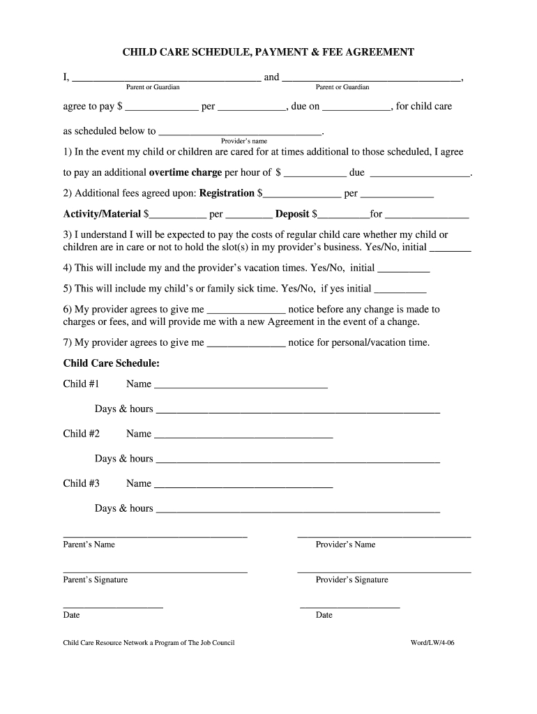 Babysitting Contract – Fill Online, Printable, Fillable Pertaining To Nanny Contract Template Word
