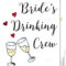 Bachelorette Party Template. Bridal Shower. Print On T Shirt With Bride To Be Banner Template