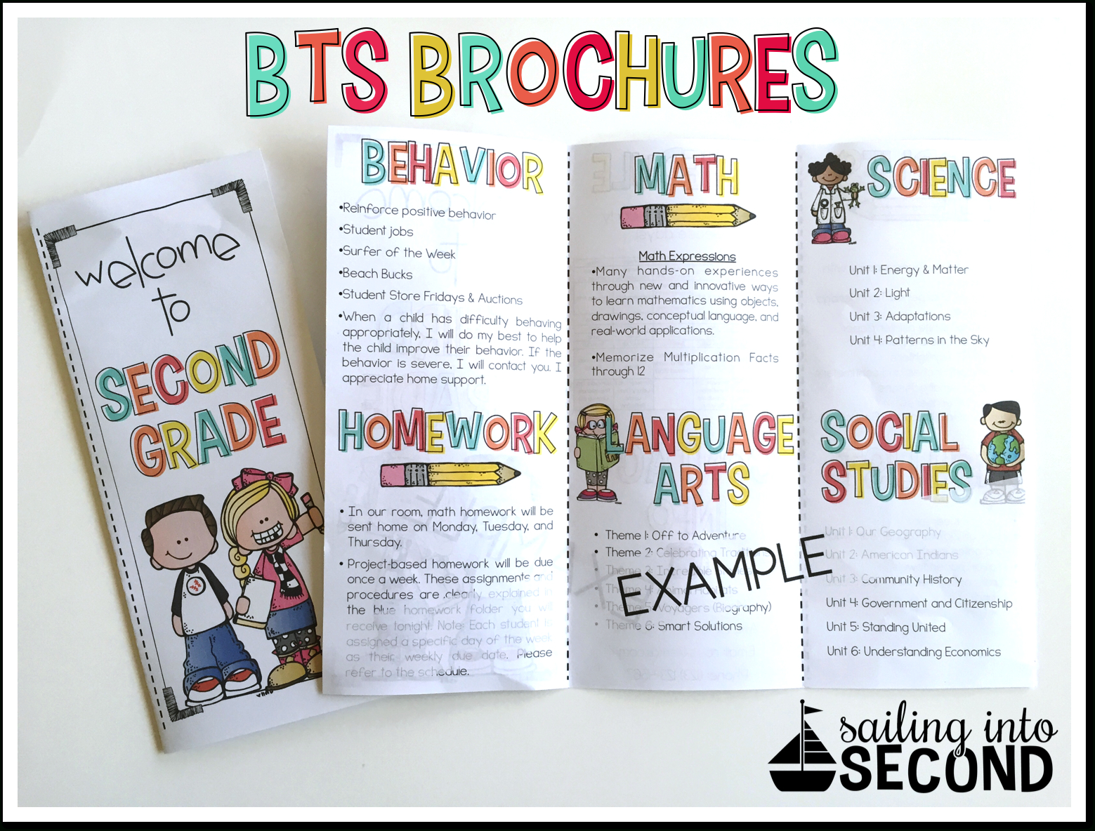 Back To School Night Brochure | Meet The Teacher Template With Regard To Brochure Templates For School Project