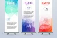 Banner Stand Design Template With Abstract inside Banner Stand Design Templates