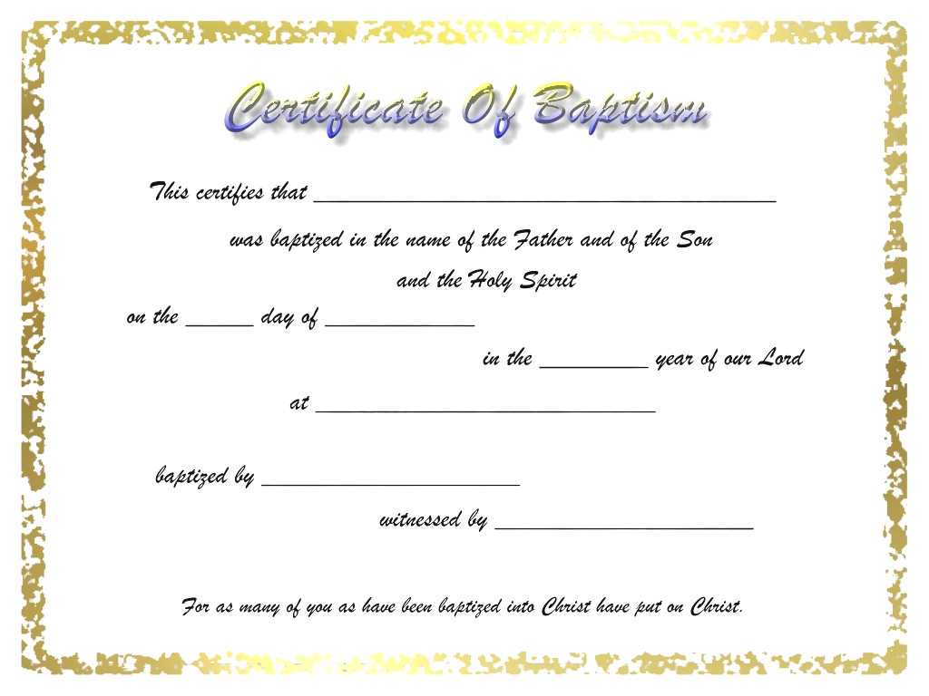 Baptism Certificate Template Filename | Contesting Wiki Pertaining To Christian Baptism Certificate Template