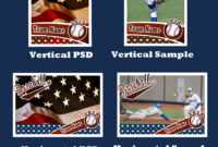 Baseball Card Template Psd Cs4Photoshopbevie55 On Deviantart with Baseball Card Template Psd