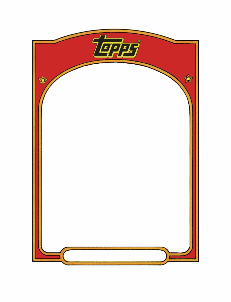 Baseball Card Template Sports Trading Card Templet - Topps Inside Baseball Card Template Word