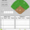 Baseball Lineup Card Template – Free Download | Baseball Regarding Dugout Lineup Card Template