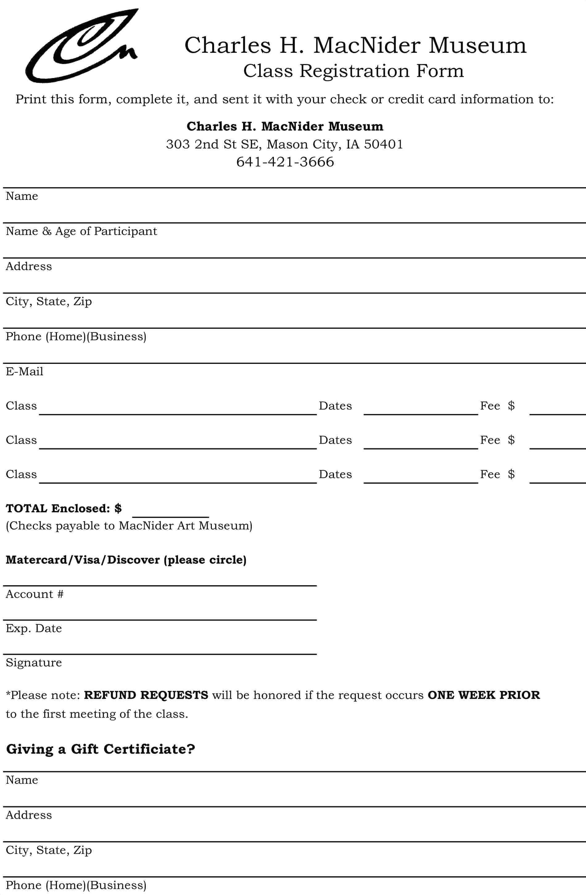 Basic Registration Form Template – Jackpotprint.co Throughout Camp Registration Form Template Word