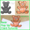 Bear Pop Up Card Tutorial – Craftulate With Teddy Bear Pop Up Card Template Free