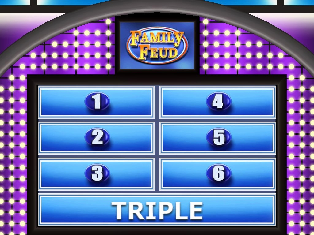 Beautiful Photograph Of Free Family Feud Powerpoint Template For Family Feud Powerpoint Template With Sound