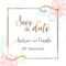 Beautiful Save The Date Wedding Invitation Template Within Save The Date Banner Template