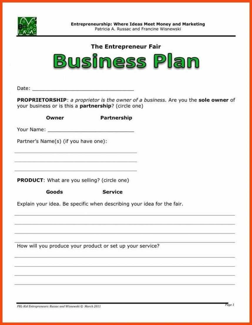 Beautiful Simple Business Plan Template Word Ideas Free Intended For Business Plan Template Free Word Document