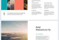 Beautiful Travel Guide Brochure Template - Flipsnack in Travel Guide Brochure Template