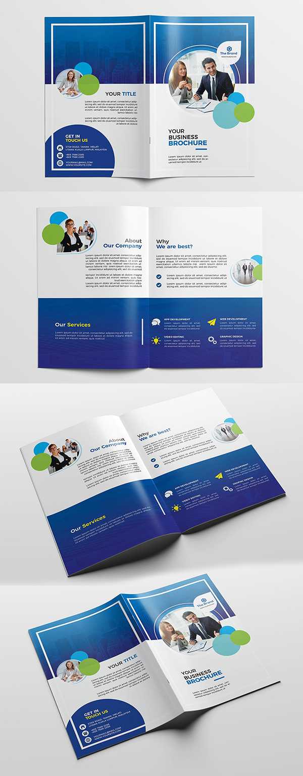 Best Business Brochure Templates | Design | Graphic Design Inside Good Brochure Templates