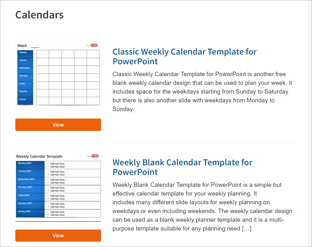 Best Free Powerpoint Calendar Templates On The Internet With Microsoft Powerpoint Calendar Template