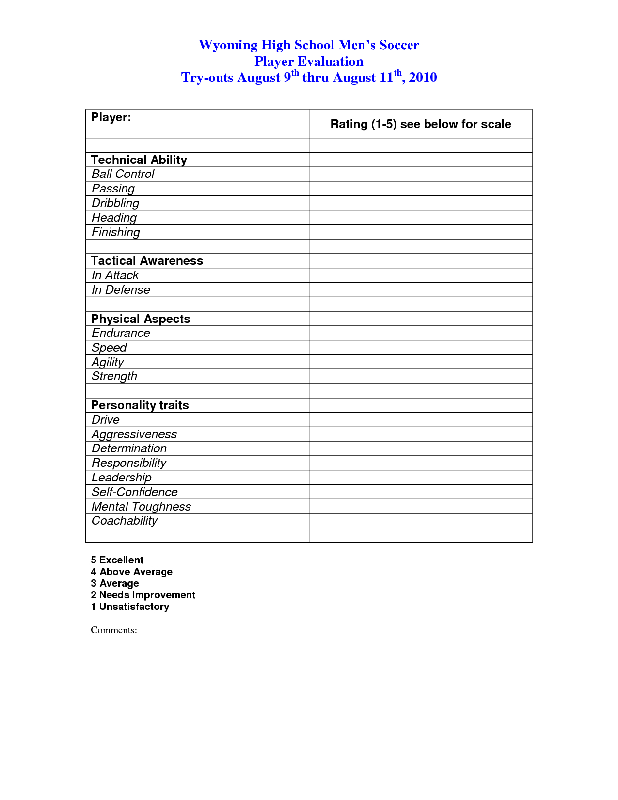 Best Photos Of Blank Evaluation Forms For Presentations Regarding Blank Evaluation Form Template