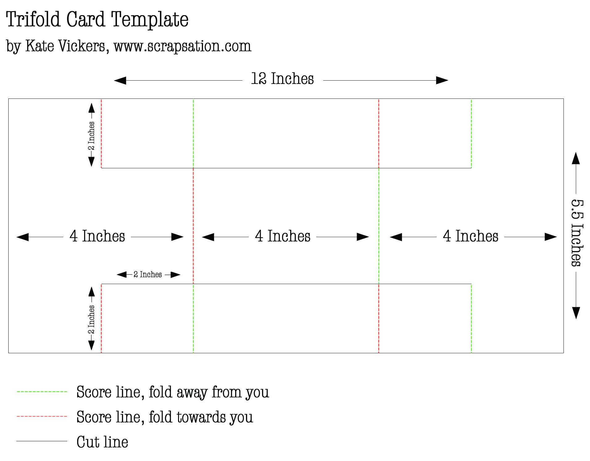 Best Photos Of Card Folding Templates Free – Double Fold Regarding Card Folding Templates Free
