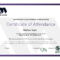 Best Photos Of Conference Attendance Certificate Template With Regard To Certificate Of Attendance Conference Template