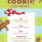 Best Photos Of Cookie Exchange Sign Up Template – Christmas With Cookie Exchange Recipe Card Template