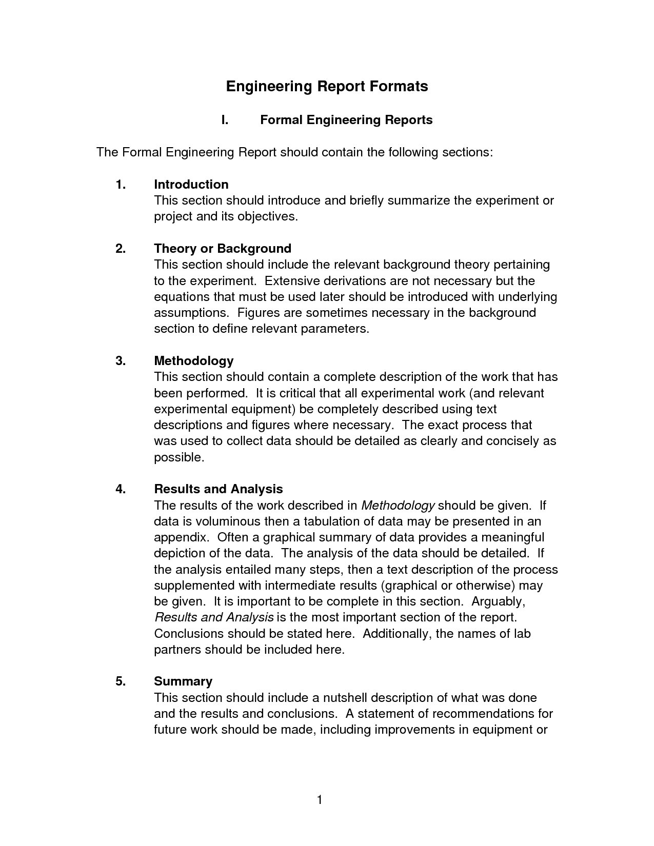 Best Photos Of Engineering Report Examples – Engineering Lab In Engineering Lab Report Template