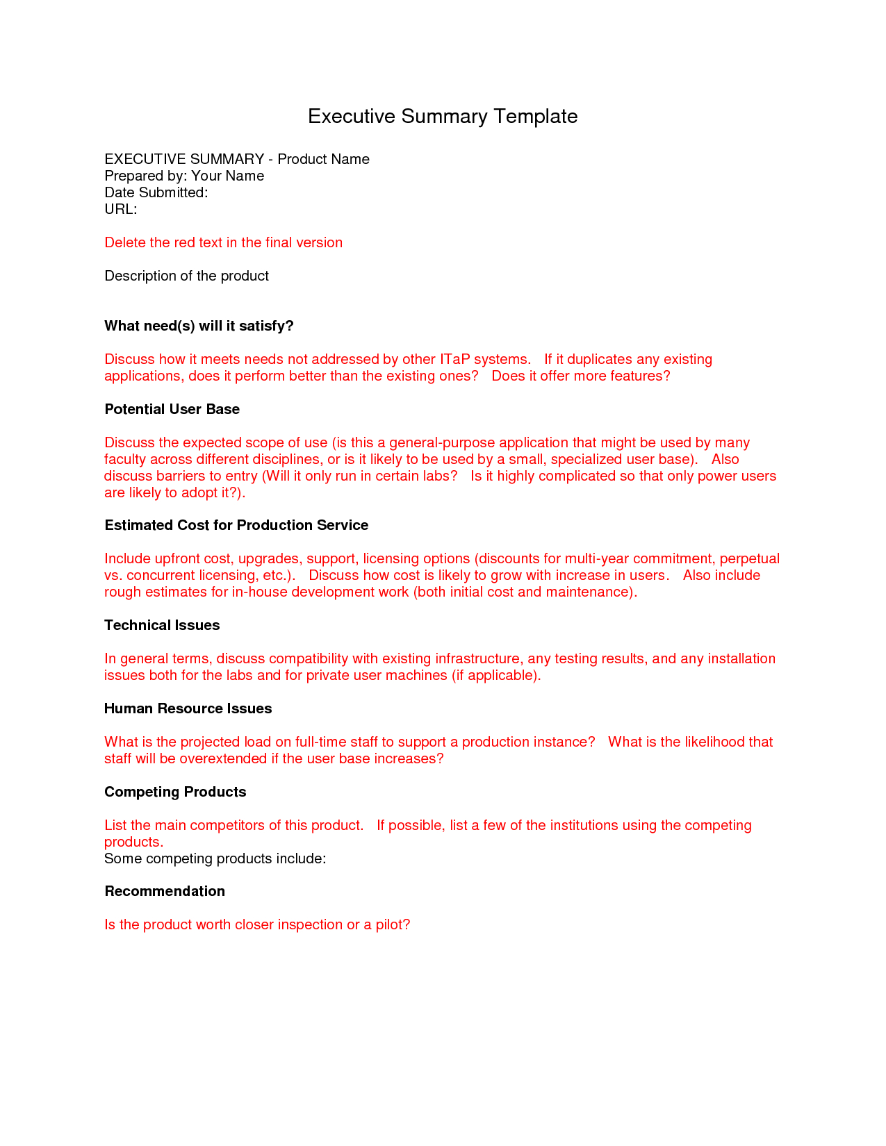 Best Photos Of Executive Report Format Template – Executive With Best Report Format Template