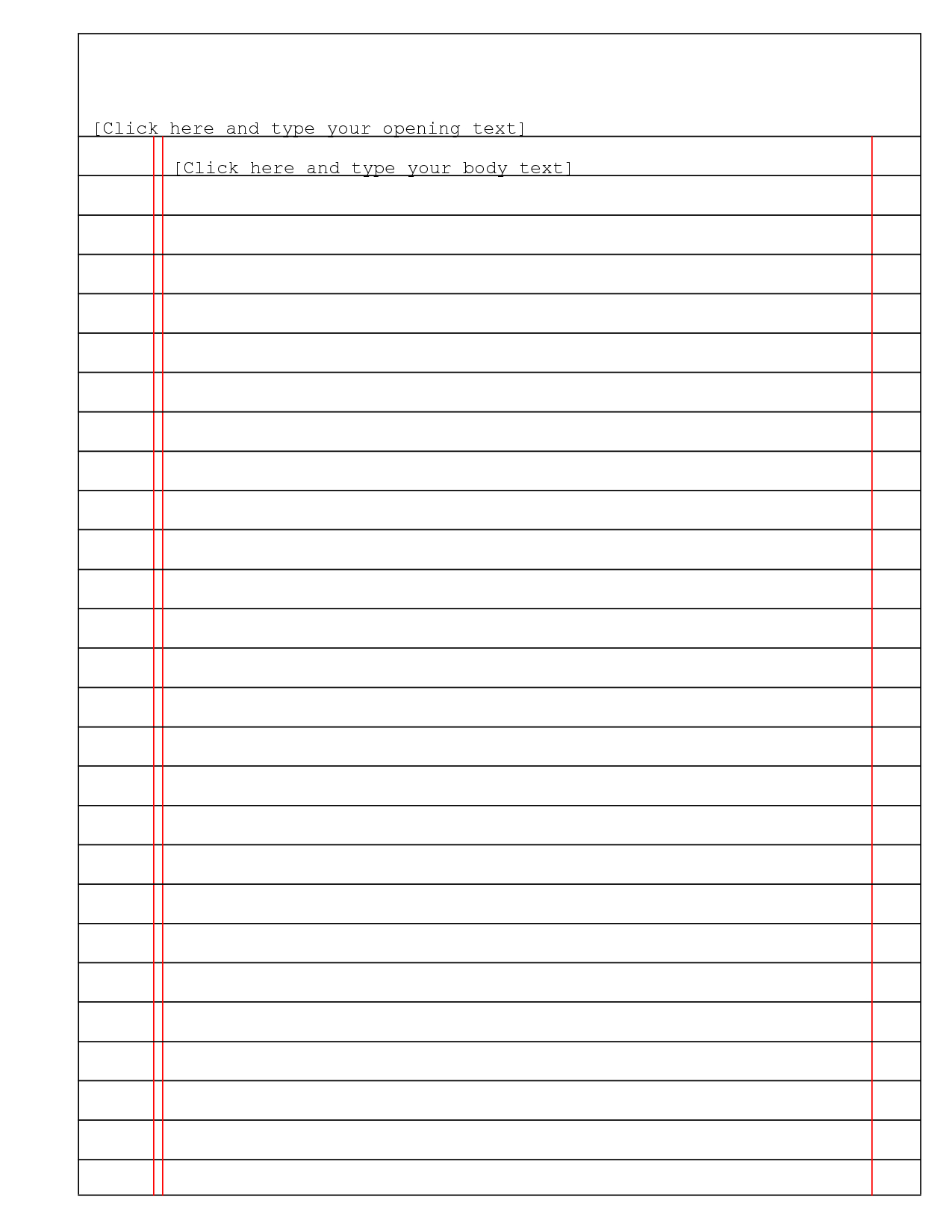 Best Photos Of Lined Paper Template Microsoft Word – Free Regarding Microsoft Word Lined Paper Template