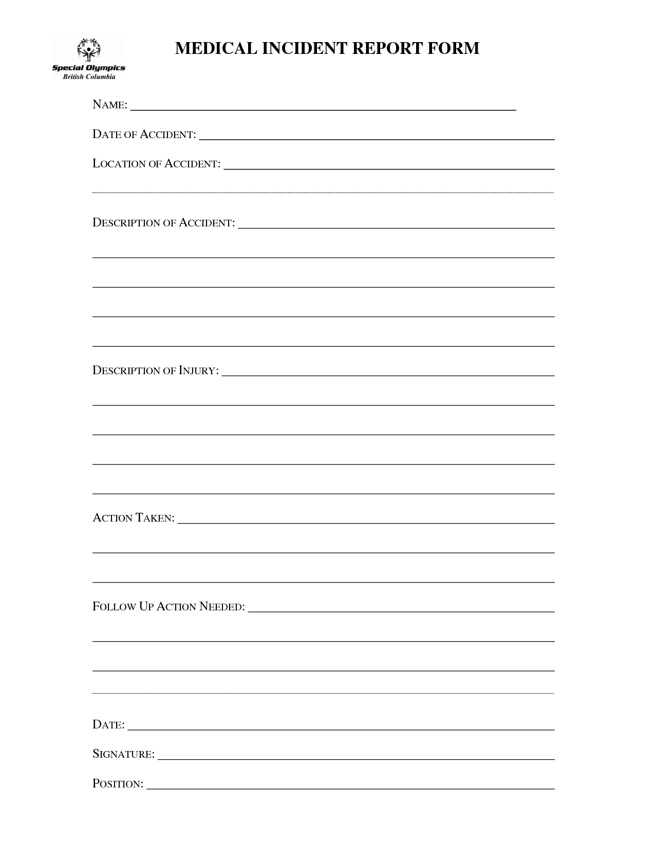 Best Photos Of Medical Office Incident Report Form – Office Throughout Office Incident Report Template