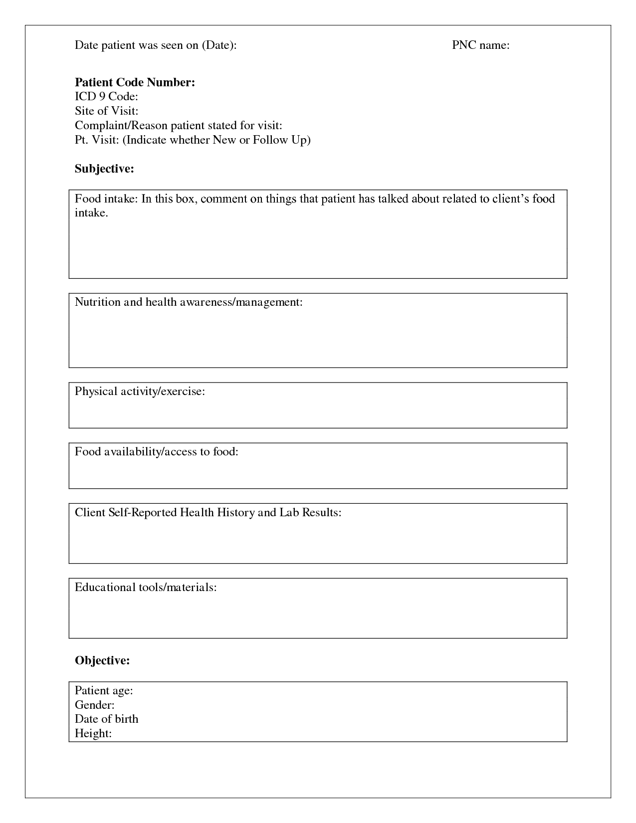 Best Photos Of Printable Soap Note Forms – Massage Soap Note In Blank Soap Note Template