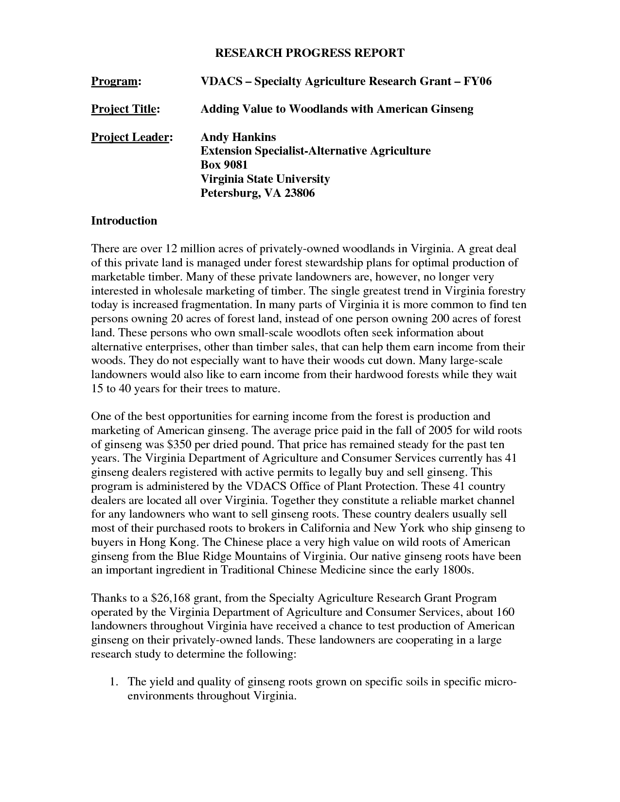 Best Photos Of Progress Report Examples – Sample Student With Research Project Progress Report Template