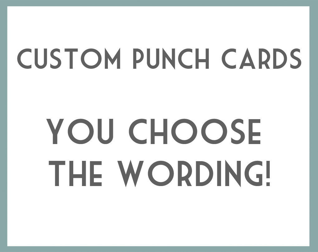 Best Photos Of Punch Card Printable Template - Free With Free Printable Punch Card Template